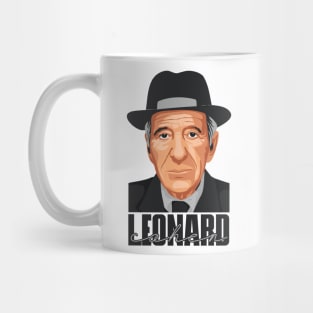 Leonard Cohen // Vintage Style Mug